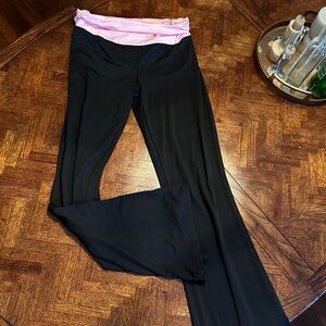Black Wide-Leg Flare Pants